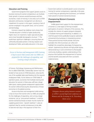 Economic Empowerment and Inclusion of Women in APEC Economies | PDF