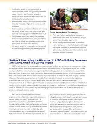 Economic Empowerment and Inclusion of Women in APEC Economies | PDF