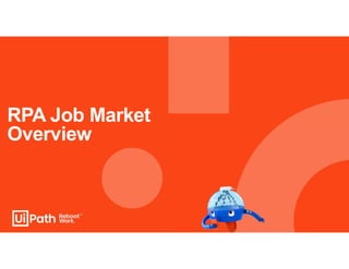 RPA Job Market
Overview
 