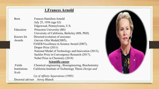 Women in chemistry PPT