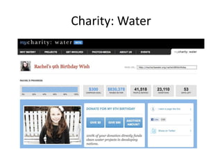 Charity: Water
 