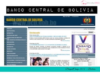Banco Central de Bolivia 
 