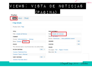 Views: Vista de Noticias 
(pagina) 
 