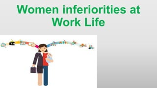 Women inferiorities at
Work Life
Usman Akbar
Dr Rana Fayyaz Ahmad
Dr Amjad Sohail
Ms. Farhat
SOMC33
 