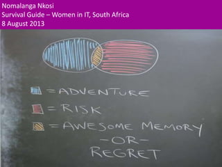 Women in IT/Telecoms South Africa Survival Guide_Nomalanga Nkosi