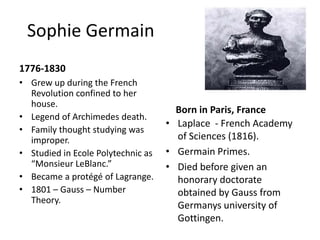 Lost her mother at 14 which resulted in being in charge of the household.