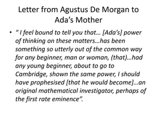 Sophie Germain1776-1830Grew up during the French Revolution confined to her house. Legend of Archimedes death.Family thought studying was improper.Studied in Ecole Polytechnic as “Monsieur LeBlanc.” Became a protégé of Lagrange. 1801 – Gauss – Number Theory.Born in Paris, FranceLaplace  - French Academy  of Sciences (1816). GermainPrimes. Died before given an honorary doctorate obtained by Gauss from Germanys university of Gottingen.
