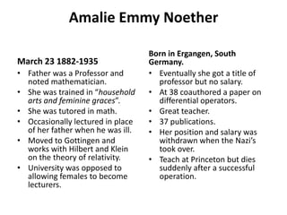 Gauss Response“….But when a person of the sex which, according to our customs and prejudices, must encounter infinitely more difficulties than men to familiarize herself with these thorny researches, succeeds nevertheless in surmounting these obstacles and penetrating the most obscure parts of them, then without doubt she must have the noblest courage, quite extraordinary talents and superior genius.” 