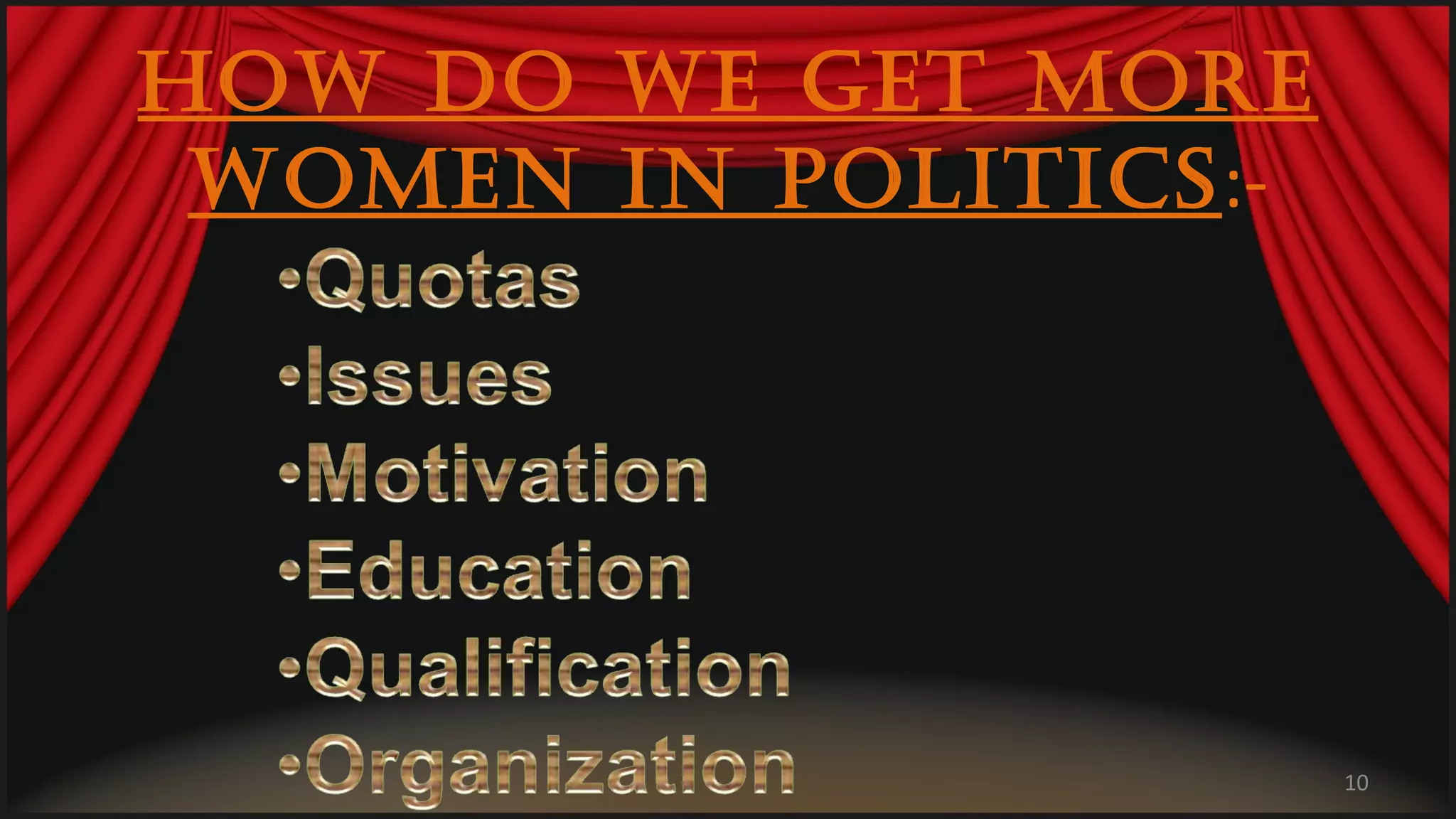 Women in politics | PPT