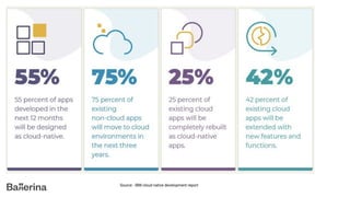 Source : IBM cloud native development report
 