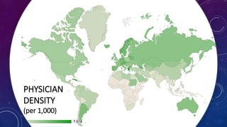 PHYSICIAN
DENSITY
(per 1,000)
 
