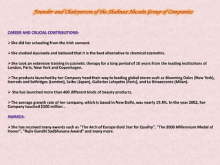 In April 2001, she took over as Executive Director, heading the ICICI Bank.2006–present In April 2006 appointed as Deputy MD of ICICI Bank. She managed the Corporate and Retail banking business of ICICI Bank.