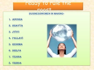  October 2006 to October 2007, she handled the International and Corporate businesses of ICICI Bank.