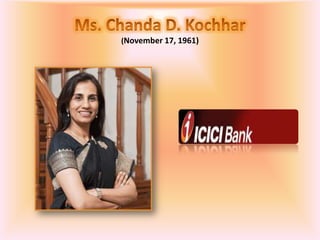  Serves as a member of the Foundation Board of the World Economic Forum,    International Rescue Committee, Catalystand the Lincoln Center for the Performing  Arts. Also a member of the Board of Trustees of Eisenhower Fellowships, and currently serves as Chairperson of the U.S.-India Business Council.Education-B.Sc. in Chemistry from Madras Christian College.(1976)
