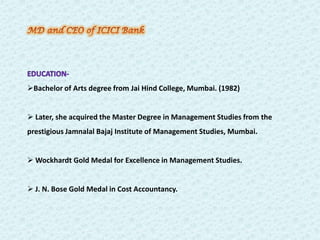 Master's Degree in Finance and Marketing from IIM Calcutta.(1978) 