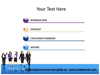 Women organization PowerPoint Template