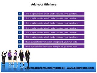 Women organization PowerPoint Template