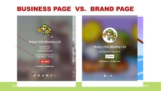 Social Media @Tashsb
BUSINESS PAGE VS. BRAND PAGE
 