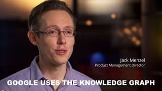 @NoisyMonkey
GOOGLE USES THE KNOWLEDGE GRAPH
 