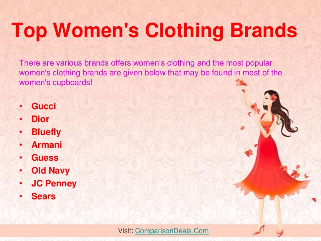 Women's Clothing Buying Guide