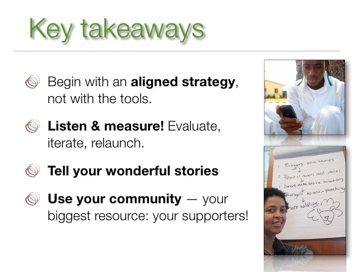 Key takeaways Begin with an