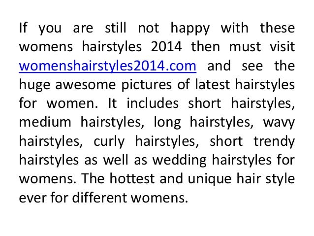 Popular Womens Hairstyles 2014