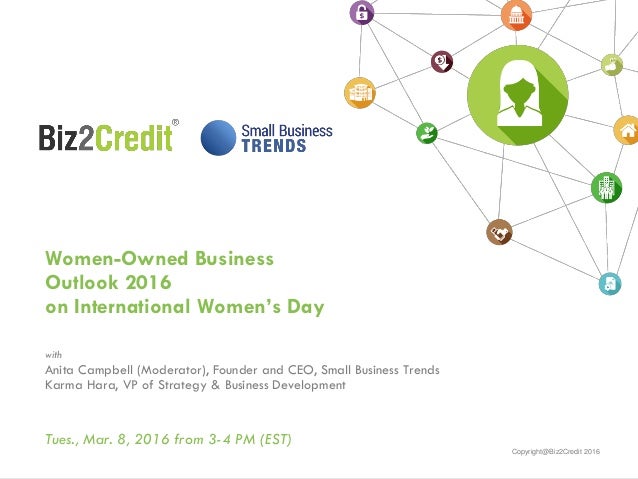 womens small business outlook 2016 biz2credit review
