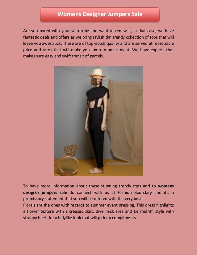 womens designer jumper dress