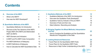 Wefi Introduction Women’s Empowerment in Fisheries and Aquaculture Index (WEFI): Guidance ...