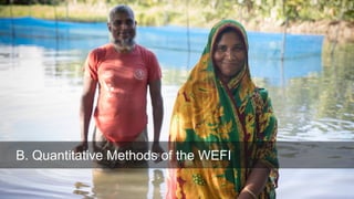 Women’s Empowerment in Fisheries and Aquaculture Index (WEFI): Guidance Notes
