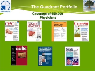 Coverage of 650,000 Physicians The Quadrant Portfolio 