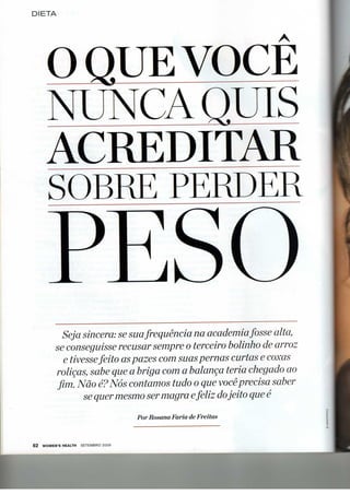 Womens Health Setembro 2009