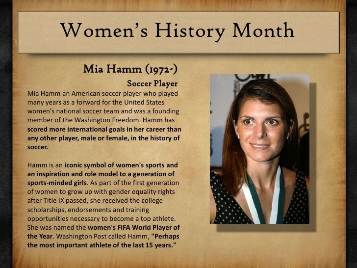 Mia hamm dating history