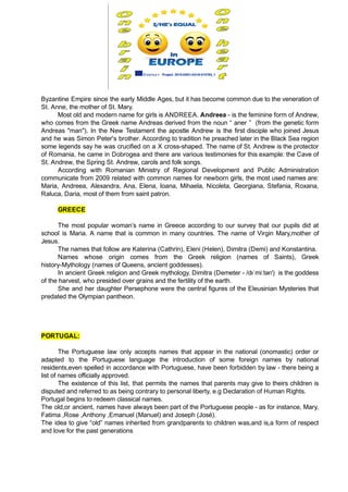 Women's names | PDF