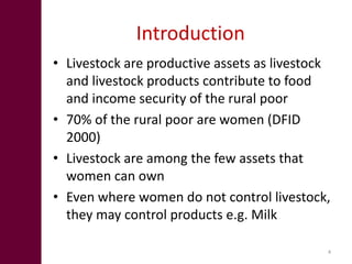 Women’s participation in the dairy value chain in Tanzania and Kenya
