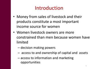 Women’s participation in the dairy value chain in Tanzania and Kenya