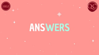 ANSWERS
 