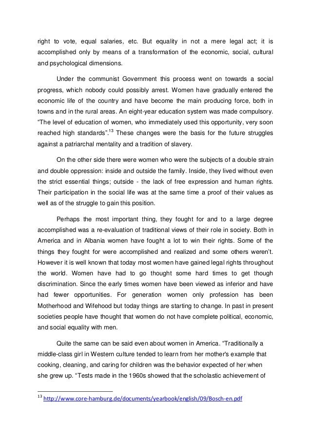 Womens Right Prepared By Shqiponja Sula Right To Example Thesis Statements For Essays also Essay On Importance Of Good Health Grant Writing Services