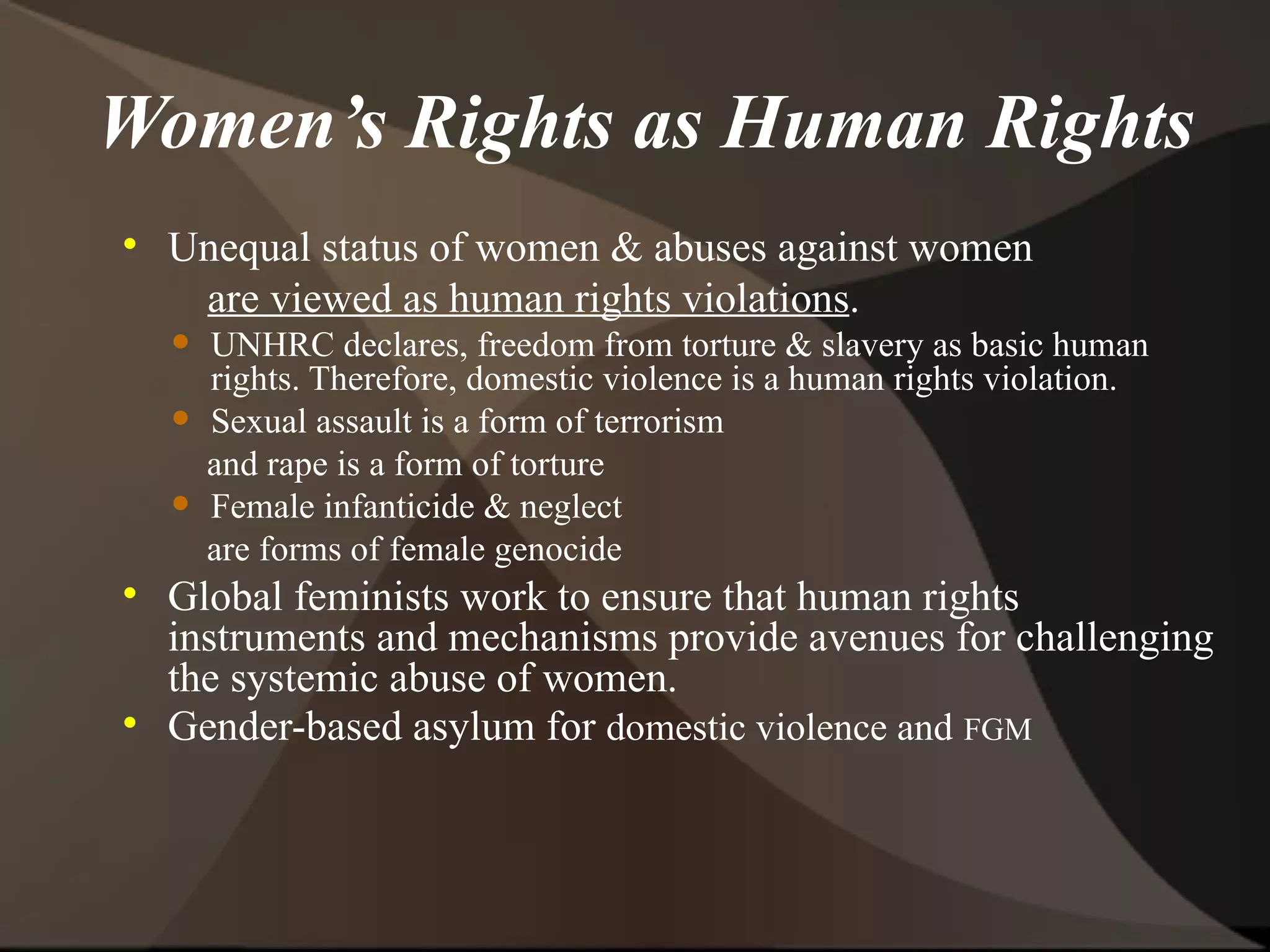 Women's rights | PPT