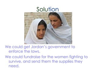 Women's rights in jordan