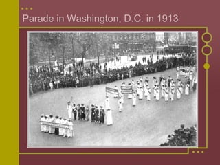 Parade in Washington, D.C. in 1913
 