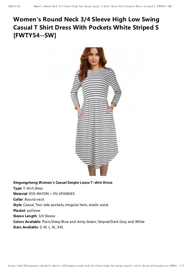 women's t shirt dress pattern free