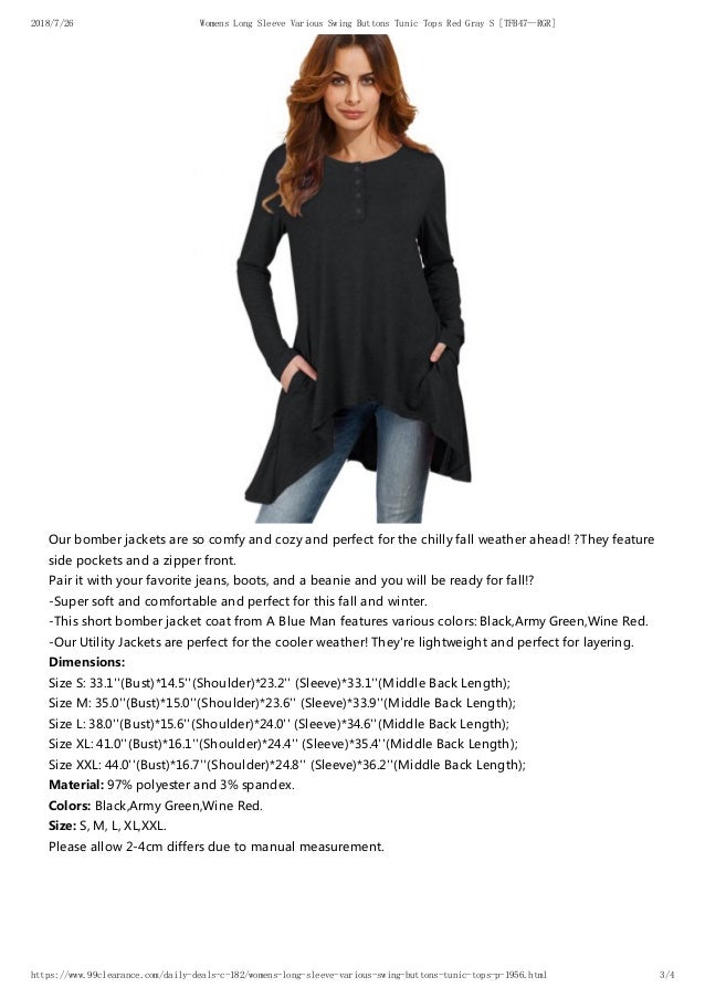Womens Tunic Tops 5 99 Free Shipping From Usa Warehouse