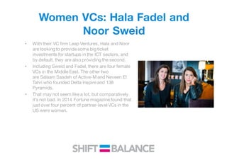 Women rocking the tech world in the Middle East