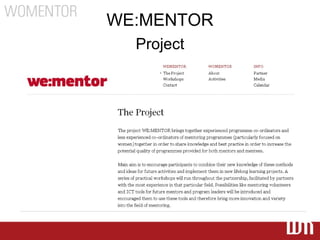 WE:MENTOR
  Project
 