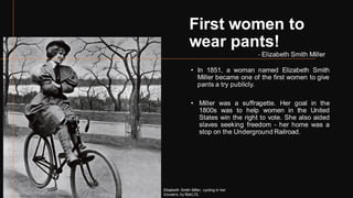 A brief history of women in pants