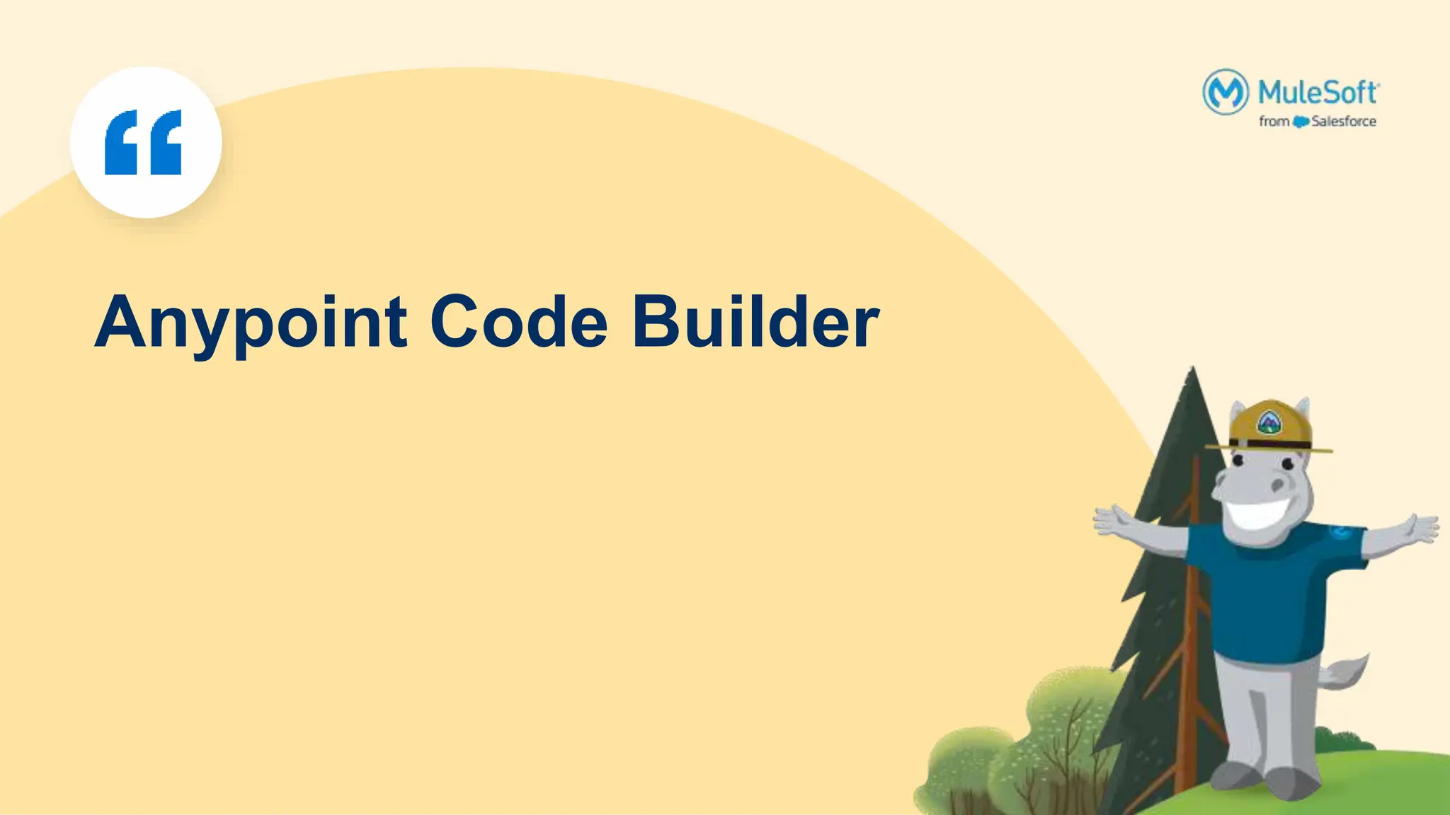 Anypoint Code Builder
 