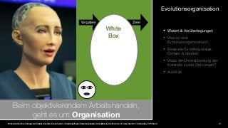 Beim objektivierendem Arbeitshandeln,
geht es um Organisation
13
Evolutionsorganisation

HochschuleMünchen|ManagementSozia...