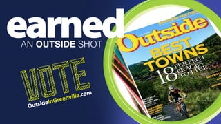 plorouudd 
passionate 
ADVOCATES 
Loud, Proud Advocates 
It sparked pride in Greenville… it started the conversation. 
 