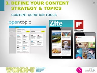 51
3. DEFINE YOUR CONTENT
STRATEGY & TOPICS
CONTENT CURATION TOOLS
 